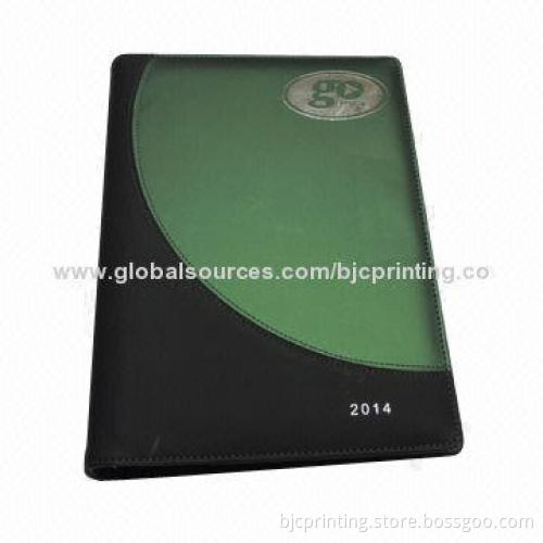 Daily Diary book printing service, gloss and matte lamination finish